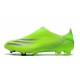 adidas Scarpe Calcio X Ghosted + FG Verde Signal Inchiostro