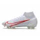 Nike Mercurial Superfly VIII Elite DF FG Bianco Rosso