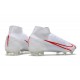 Nike Mercurial Superfly VIII Elite DF FG Bianco Rosso