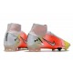 Nike Mercurial Superfly VIII Elite DF FG Bianco Argento Metallico Platino Puro