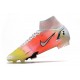 Nike Mercurial Superfly VIII Elite DF FG Bianco Argento Metallico Platino Puro