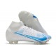 Nike Mercurial Superfly VIII Elite DF FG Bianco Blu