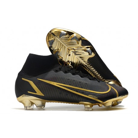 Nike Mercurial Superfly VIII Elite DF FG Nero Oro