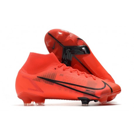 Nike Mercurial Superfly VIII Elite DF FG Rosso Negro