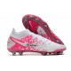 Nike Phantom GT Elite DF FG Scarpe Bianco Rosa
