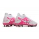 Nike Phantom GT Elite DF FG Scarpe Bianco Rosa