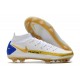 Nike Phantom GT Elite DF FG Scarpe Bianco Oro Blu