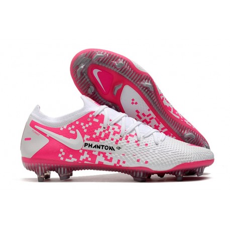 Nike Scarpa Phantom GT Elite FG Bianco Rosa