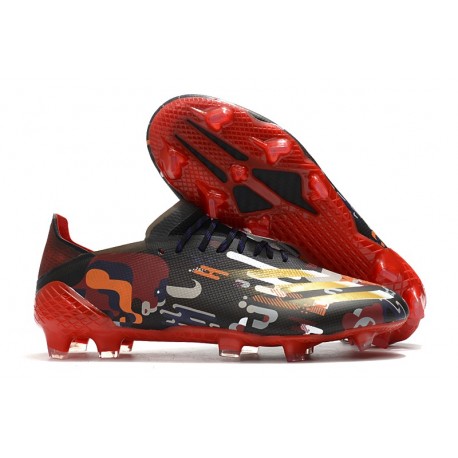 adidas X Ghosted.1 FG Nero Rosso Oro