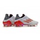 adidas Scarpe Da Calcio X Speedflow + Fg Bianco Ferro Metallizzato Rosso Solare