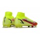 Nuovo Nike Mercurial Superfly 8 Elite FG Volt Cremisi Vivace Nero