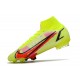 Nuovo Nike Mercurial Superfly 8 Elite FG Volt Cremisi Vivace Nero