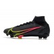 Nuovo Nike Mercurial Superfly 8 Elite FG Nero Cyber Off Noir