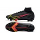 Nuovo Nike Mercurial Superfly 8 Elite FG Nero Cyber Off Noir