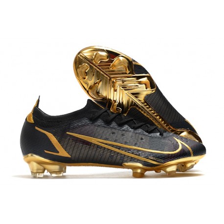 Nuovo Nike Mercurial Vapor XIV Elite FG Nero Oro