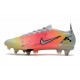 Nike Mercurial Vapor XIV Elite SG AC Bianco Argento Metallico Platino Puro