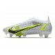 Nike Mercurial Vapor XIV Elite SG AC Bianco Nero Metallic Argento Volt