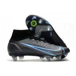 Nike Mercurial Superfly 8 Elite SG-PRO Nero Grigio Ferro