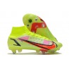 Nike Mercurial Superfly 8 Elite SG-PRO Volt Cremisi Vivace Nero