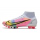 Nike Mercurial Superfly 8 Elite AG Bianco Rosa Nero
