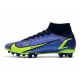 Nike Mercurial Superfly 8 Elite AG Zaffiro Volt Blu Void