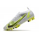 Nike Mercurial Vapor 14 Elite AG Bianco Nero Metallic Argento Volt