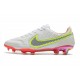 Nike Tiempo Legend 9 Elite FG Bianco Rosso Rosa
