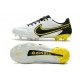 Nike Tiempo Legend 9 Elite FG Bianco Fumo Scuro Grigio Nero Giallo