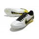 Nike Tiempo Legend 9 Elite FG Bianco Fumo Scuro Grigio Nero Giallo