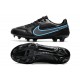 Nike Tiempo Legend 9 Elite FG Nero Grigio Ferro