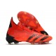 adidas Predator Freak+ FG Scarpa Calcio Rosso Nero Core Rosso Solare