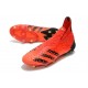 adidas Predator Freak+ FG Scarpa Calcio Rosso Nero Core Rosso Solare