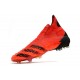 adidas Predator Freak+ FG Scarpa Calcio Rosso Nero Core Rosso Solare