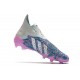 adidas Predator Freak+ FG Scarpa Calcio Argento Grigio Rosa