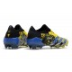 adidas Scarpe Calcio Predator Freak .1 L FG X-Men Wolverine - Giallo Acceso Argento Metallico Nero Core