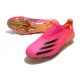 adidas Scarpe Calcio X Ghosted + FG Rosa Shock Nero Core Arancione Acceso