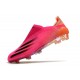 adidas Scarpe Calcio X Ghosted + FG Rosa Shock Nero Core Arancione Acceso