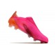 adidas Scarpe Calcio X Ghosted + FG Rosa Shock Nero Core Arancione Acceso