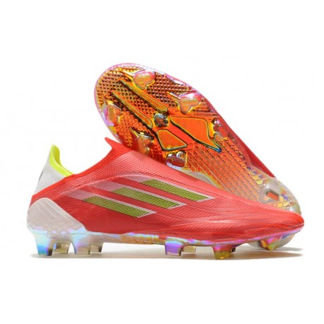 adidas Scarpe Da Calcio X Speedflow + Fg Rosso Nero Core Rosso