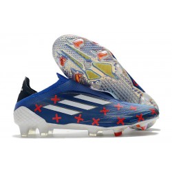 adidas Scarpe Da Calcio X Speedflow + Fg 11/11 -Blu Vivace Bianco Rosso Vivido