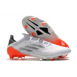 adidas X SPEEDFLOW.1 FG Uomo Bianco Ferro Metallizzato Rosso Solare