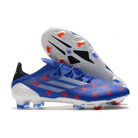 adidas X SPEEDFLOW.1 FG 11/11 -Blu Vivace Bianco Rosso Vivido