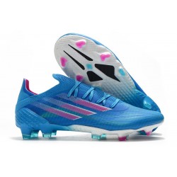 adidas X SPEEDFLOW.1 FG Uomo Cielo Rush Team Rosa Shock Bianco