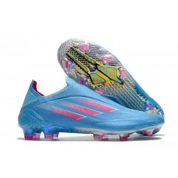 adidas Scarpe X Speedflow + Fg Cielo Rush Team Rosa Shock Bianco