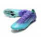 adidas X SPEEDFLOW.1 FG Uomo Viola Rush Argento Metallico Menta Rush