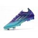 adidas X SPEEDFLOW.1 FG Uomo Viola Rush Argento Metallico Menta Rush