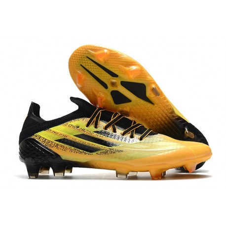 adidas X SPEEDFLOW.1 FG Uomo Oro Solare NeroCore Giallo Acceso