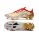 adidas X SPEEDFLOW.1 FG Uomo Oro Rosso Bianco