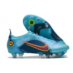Nike Mercurial Vapor XIV Elite SG AC Blu Cloro Arancione Laser Marina