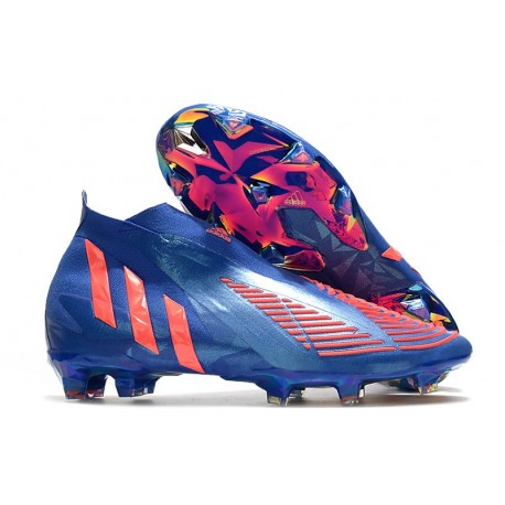 adidas Predator Edge + FG Scarpa Nuovo Sapphire Edge - Blu Rosso
